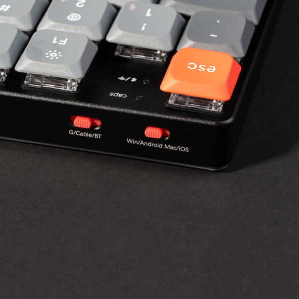 Keychron K5 Max QMK/VIA Wireless White Backlight (Low Profile Gateron Mechanical Red Switch)